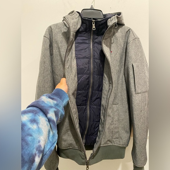 Men’s Tommy Hilfiger Coat Gray size S - Picture 3 of 6